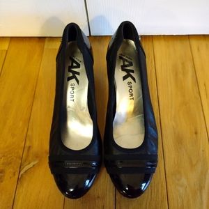 Black AK Sport Heels, size 8.5, good condition.